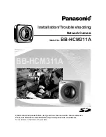 Preview for 1 page of Panasonic OneHome BB-HCM311A Installation/Troubleshooting Manual