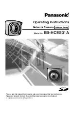 Preview for 1 page of Panasonic OneHome BB-HCM331A Operating Instructions Manual