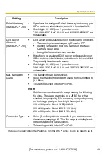 Preview for 43 page of Panasonic OneHome BB-HCM331A Operating Instructions Manual