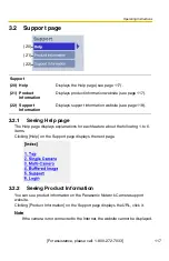 Preview for 117 page of Panasonic OneHome BB-HCM331A Operating Instructions Manual