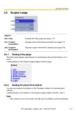 Предварительный просмотр 117 страницы Panasonic OneHome BB-HCM331A Operating Instructions Manual