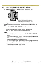 Preview for 121 page of Panasonic OneHome BB-HCM331A Operating Instructions Manual