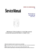 Предварительный просмотр 1 страницы Panasonic OneHome KX-HCM110A Service Manual