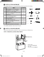 Preview for 3 page of Panasonic Over The Range Microwave Oven Installation Instructions Manual