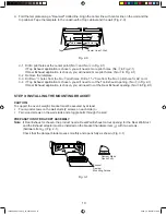 Preview for 10 page of Panasonic Over The Range Microwave Oven Installation Instructions Manual