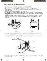 Preview for 12 page of Panasonic Over The Range Microwave Oven Installation Instructions Manual