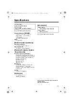 Предварительный просмотр 21 страницы Panasonic P2 AJ-PCD30P Operating Instructions Manual