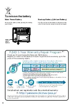 Предварительный просмотр 6 страницы Panasonic P2HD AG-HPG20 Operating Instructions Manual