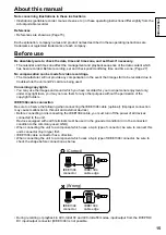 Предварительный просмотр 15 страницы Panasonic P2HD AG-HPG20 Operating Instructions Manual