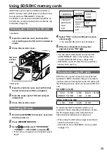 Предварительный просмотр 33 страницы Panasonic P2HD AG-HPG20 Operating Instructions Manual