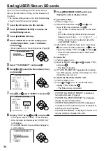 Предварительный просмотр 34 страницы Panasonic P2HD AG-HPG20 Operating Instructions Manual