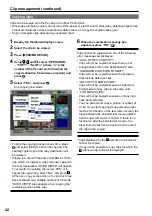 Предварительный просмотр 42 страницы Panasonic P2HD AG-HPG20 Operating Instructions Manual