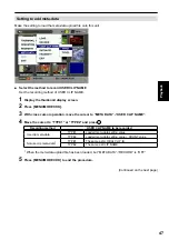 Предварительный просмотр 47 страницы Panasonic P2HD AG-HPG20 Operating Instructions Manual