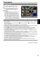 Предварительный просмотр 57 страницы Panasonic P2HD AG-HPG20 Operating Instructions Manual