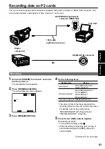 Предварительный просмотр 63 страницы Panasonic P2HD AG-HPG20 Operating Instructions Manual