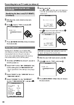 Предварительный просмотр 66 страницы Panasonic P2HD AG-HPG20 Operating Instructions Manual