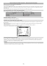 Предварительный просмотр 54 страницы Panasonic P2HD AG-HPX610EJ Operating Instructions Manual