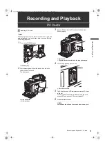 Preview for 31 page of Panasonic P2HD AJ-P2C064AG Operating Instructions Manual