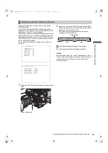 Preview for 57 page of Panasonic P2HD AJ-P2C064AG Operating Instructions Manual