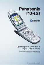 Panasonic P342i Operating Instructions Manual preview