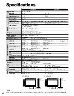 Предварительный просмотр 64 страницы Panasonic P54V10 - TC - 54.1" Plasma TV Operating Instructions Manual