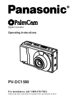 Panasonic PalCam PV-DC1580 Operating Instructions Manual preview