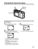 Preview for 23 page of Panasonic PalCam PV-DC1580 Operating Instructions Manual