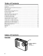 Предварительный просмотр 4 страницы Panasonic PalmCam PV-DC1000 Operating Instructions Manual