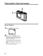 Предварительный просмотр 14 страницы Panasonic PalmCam PV-DC1000 Operating Instructions Manual