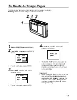 Предварительный просмотр 17 страницы Panasonic PalmCam PV-DC1000 Operating Instructions Manual