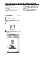 Предварительный просмотр 22 страницы Panasonic PalmCam PV-DC1000 Operating Instructions Manual