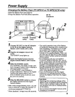 Preview for 9 page of Panasonic PalmCam PV-DC1580 Operating Instructions Manual