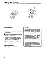 Preview for 12 page of Panasonic PalmCam PV-DC1580 Operating Instructions Manual