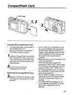 Предварительный просмотр 17 страницы Panasonic PalmCam PV-DC1580 Operating Instructions Manual