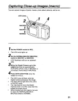 Предварительный просмотр 21 страницы Panasonic PalmCam PV-DC1580 Operating Instructions Manual