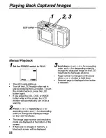 Предварительный просмотр 22 страницы Panasonic PalmCam PV-DC1580 Operating Instructions Manual