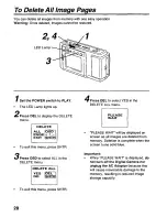 Preview for 28 page of Panasonic PalmCam PV-DC1580 Operating Instructions Manual