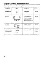 Preview for 38 page of Panasonic PalmCam PV-DC1580 Operating Instructions Manual