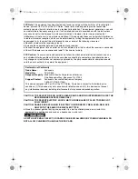 Preview for 3 page of Panasonic Palmcoder Multicam PV-GS400 Operating Instructions Manual