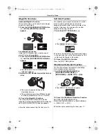 Preview for 34 page of Panasonic Palmcoder Multicam PV-GS400 Operating Instructions Manual