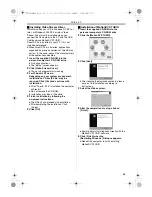 Preview for 63 page of Panasonic Palmcoder Multicam PV-GS400 Operating Instructions Manual