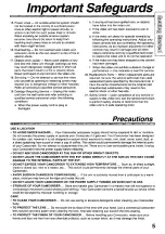 Preview for 5 page of Panasonic Palmcoder PalmSight PV-L550 Operating Instructions Manual