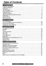 Preview for 6 page of Panasonic Palmcoder PalmSight PV-L550 Operating Instructions Manual