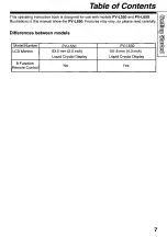 Preview for 7 page of Panasonic Palmcoder PalmSight PV-L550 Operating Instructions Manual