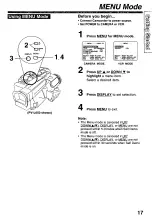 Preview for 17 page of Panasonic Palmcoder PalmSight PV-L550 Operating Instructions Manual