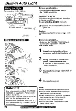 Preview for 22 page of Panasonic Palmcoder PalmSight PV-L550 Operating Instructions Manual