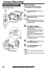 Preview for 24 page of Panasonic Palmcoder PalmSight PV-L550 Operating Instructions Manual