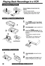 Preview for 32 page of Panasonic Palmcoder PalmSight PV-L550 Operating Instructions Manual