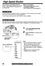 Preview for 36 page of Panasonic Palmcoder PalmSight PV-L550 Operating Instructions Manual