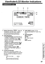 Preview for 47 page of Panasonic Palmcoder PalmSight PV-L550 Operating Instructions Manual